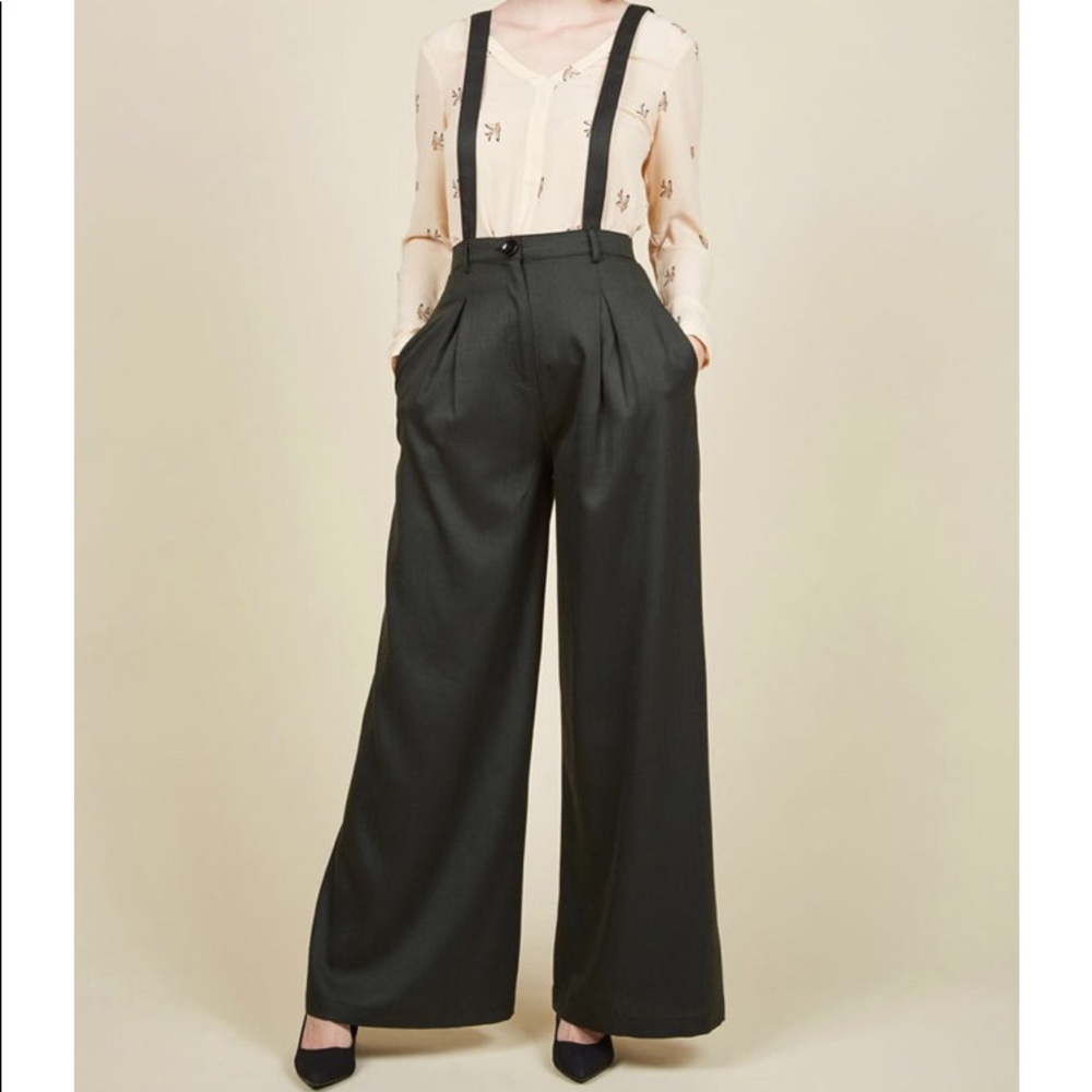 Collectif retro style wide leg pants